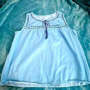 Old Navy Chambray sleeves top
